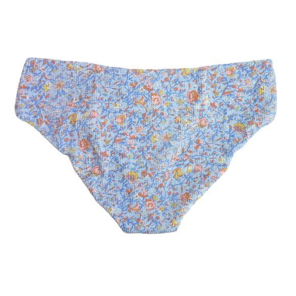 NWT J.Crew Swim Scrunchie Hipster Bikini Bottom Afternoon Foral Pint 3X - Picture 3 of 5